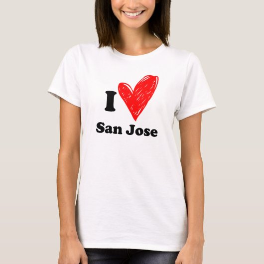 I Liebe San Jose T-Shirt (Vorderseite)