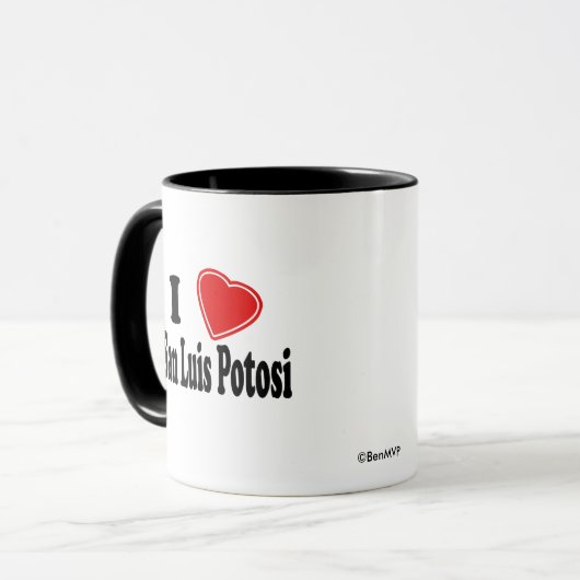 I Liebe San Luis Potosi Tasse (Vorderseite Links)