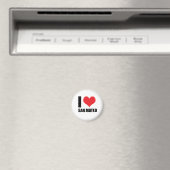 I Liebe San Mateo Magnet (In Situ (Geschirrspüler))