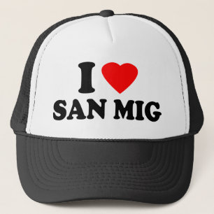 I Liebe San Mig Truckerkappe