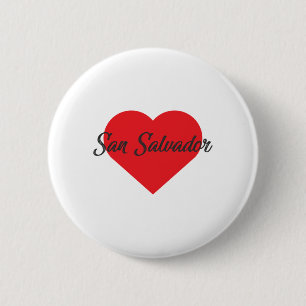 I Liebe San Salvador - El Salvador Button
