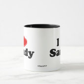 I Liebe Sandy Tasse (Zentrum)