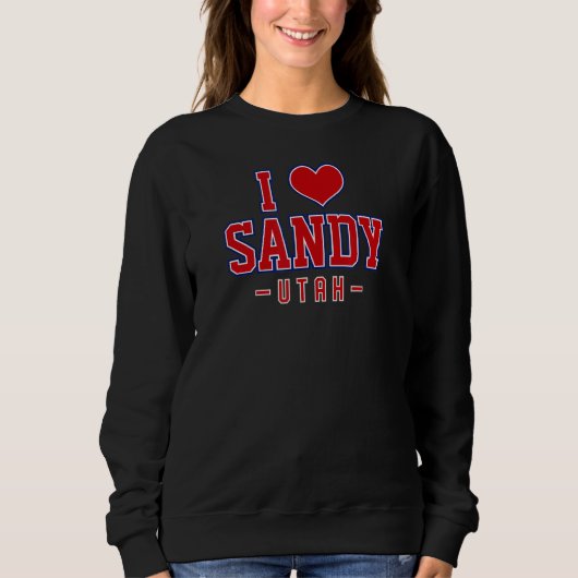 I Liebe Sandy Utah Sweatshirt (Vorderseite)