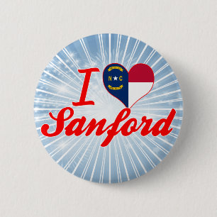 I Liebe Sanford, Nord-Carolina Button
