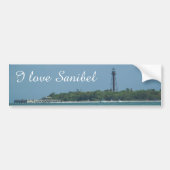 I Liebe Sanibel Autoaufkleber (Vorne)