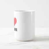 I Liebe Santa Ana Kaffeetasse (Mittel)