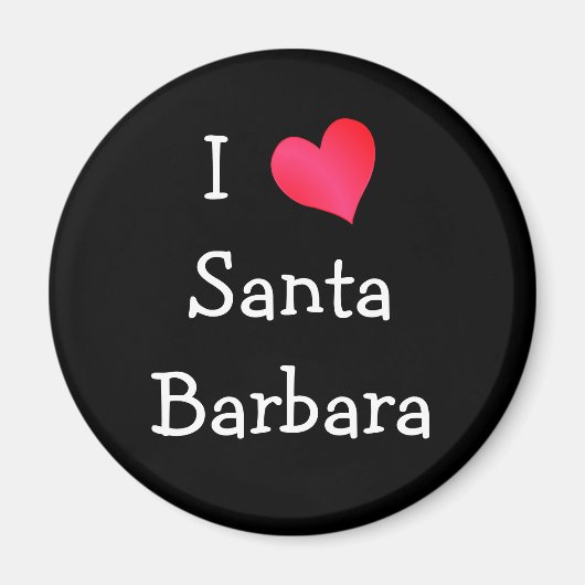 I Liebe Santa Barbara Magnet (Vorne)