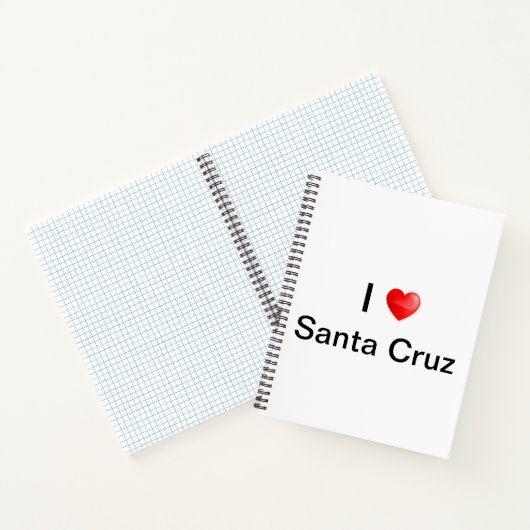 I Liebe santa Cruz Notizblock (Innenseite)