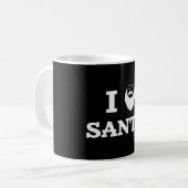 I Liebe Santa Kaffeetasse (Vorderseite Links)