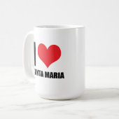 I Liebe Santa Maria Kaffeetasse (Vorderseite Links)
