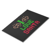 I Liebe Santa Notizblock (angewinkelt)