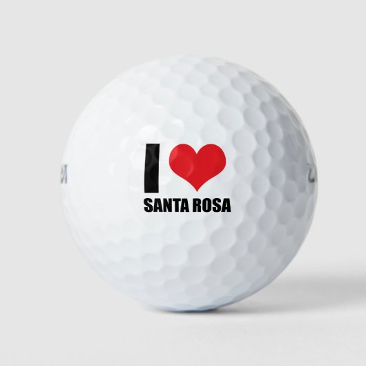 I Liebe Santa Rosa Golfball (Vorderseite)