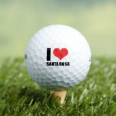 I Liebe Santa Rosa Golfball (Insitu T-Shirt)