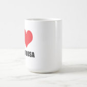 I Liebe Santa Rosa Kaffeetasse (Mittel)