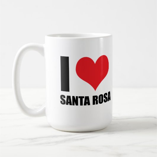 I Liebe Santa Rosa Kaffeetasse (Links)