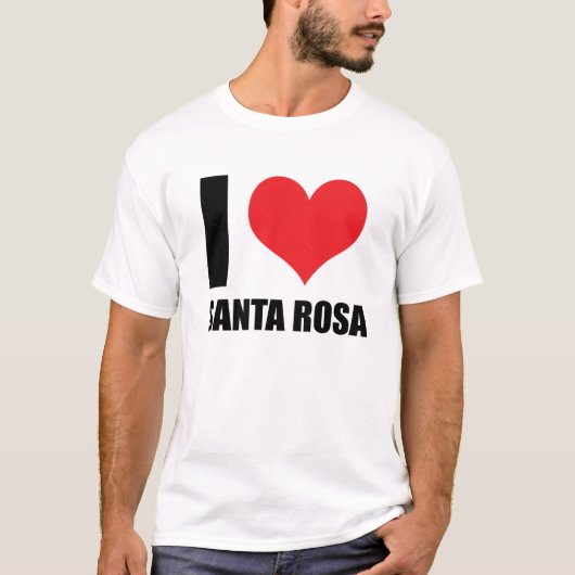 I Liebe Santa Rosa T-Shirt (Vorderseite)