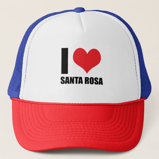 I Liebe Santa Rosa Truckerkappe (Vorderseite)