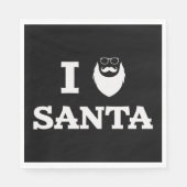 I Liebe Santa Serviette (Vorderseite)