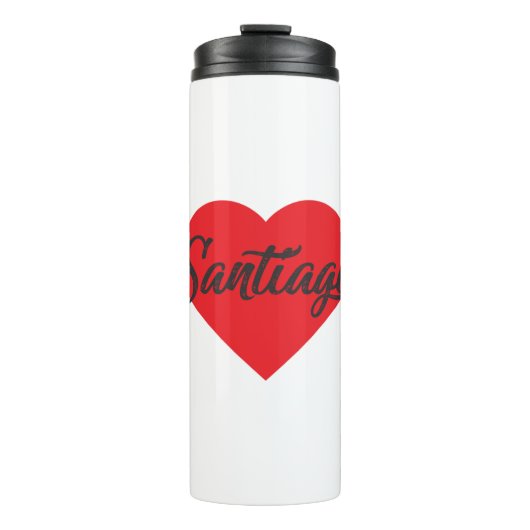 I Liebe Santiago - Chile Thermosbecher (Vorderseite)