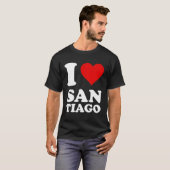 I Liebe Santiago T-Shirt (Vorne ganz)