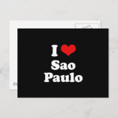 I LIEBE SAO PAULO POSTKARTE (Vorne/Hinten)