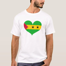 I Liebe São Tomé und Príncipe Flag T-Shirt