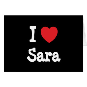 I Liebe Sara Herzstück T - Shirt