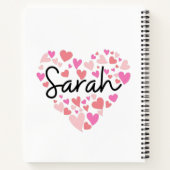I Liebe Sarah Notizblock (Rückseite)