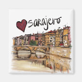 I Liebe Sarajevo Magnet (Vorne)