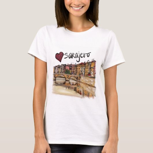 I Liebe Sarajevo T-Shirt (Vorderseite)