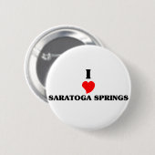 I Liebe Saratoga Button (Vorne & Hinten)
