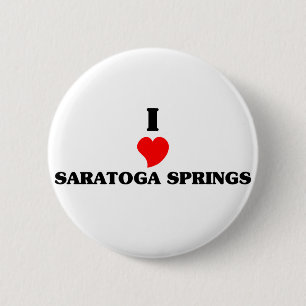 I Liebe Saratoga Button