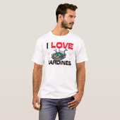 I Liebe-Sardinen T-Shirt (Vorne ganz)
