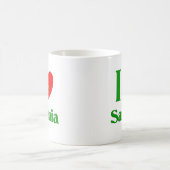 I Liebe Sardinien Italien Kaffeetasse (Mittel)
