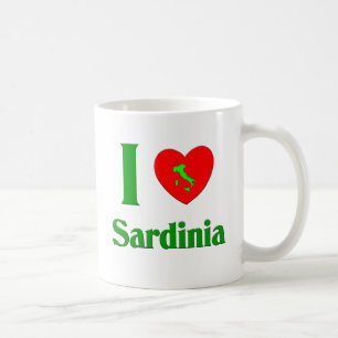 I Liebe Sardinien Italien Kaffeetasse