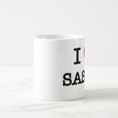 I Liebe Sasha Kaffeetasse (Mittel)