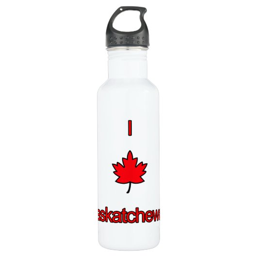 I Liebe Saskatchewan Trinkflasche (Vorderseite)