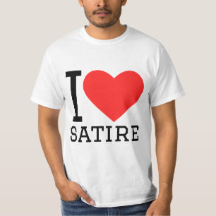 I Liebe Satire T-Shirt
