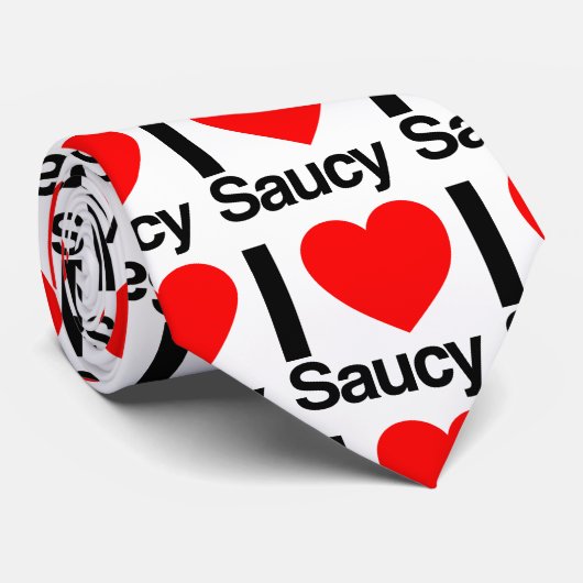 i Liebe sauce Krawatte (Gerollt)