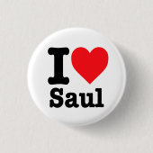 "I Liebe Saul" Button (Vorderseite)