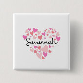 I Liebe Savannah Button (Vorderseite)