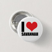 I Liebe Savannah Button (Vorne & Hinten)