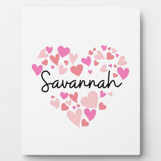 I Liebe Savannah Fotoplatte (Vorderseite)