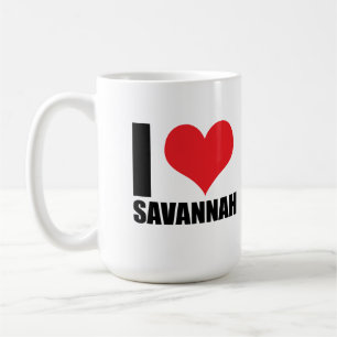 I Liebe Savannah Kaffeetasse