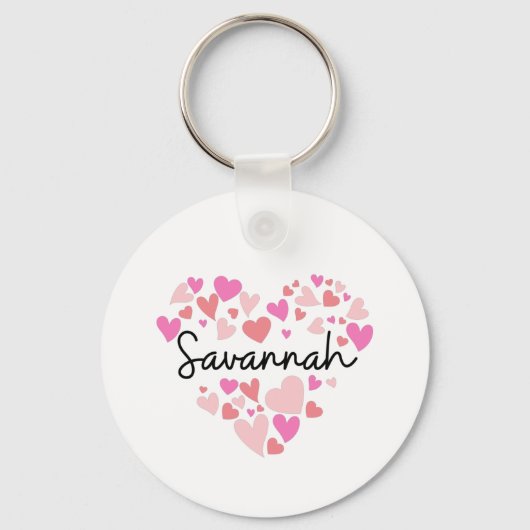 I Liebe Savannah Schlüsselanhänger (Vorderseite)