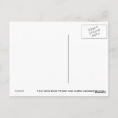 I Liebe Sax Postkarte (Rückseite)