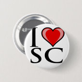 I Liebe Sc - South Carolina Button (Vorne & Hinten)