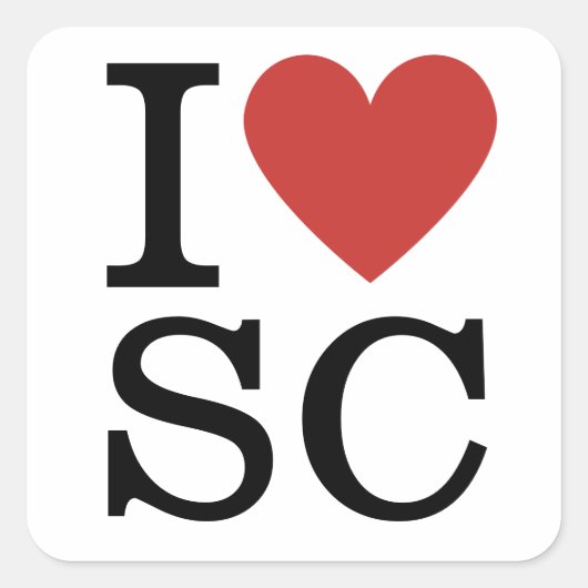 I ❤️ Liebe SC - Supply Chain STICKER (Vorderseite)