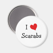 I Liebe Scarabs Magnet (Vorderseite/Rückseite)