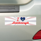 I Liebe Scarborough, Maine Autoaufkleber (Auf Auto)